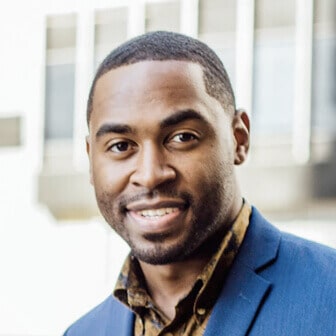 Smiling young man, headshot