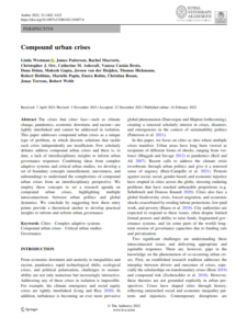 Screen shot of Compound Urban Crises paper, page 1